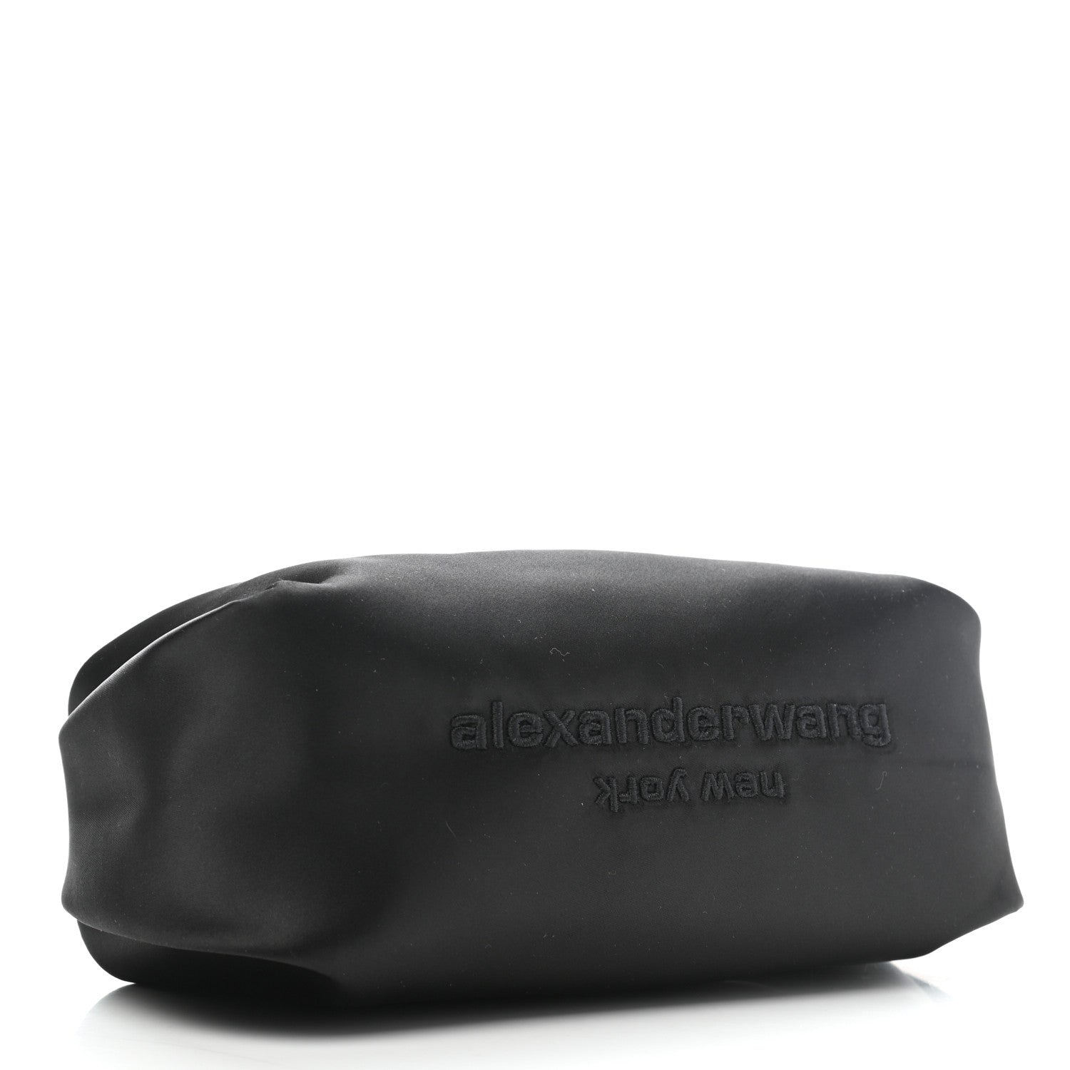 Alexander Wang Satin Mini Scrunchie Bag Black 4 of 6
