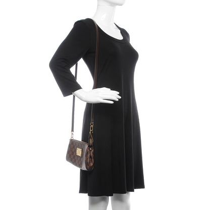 Louis Vuitton Damier Ebene Eva Clutch 2 of 7