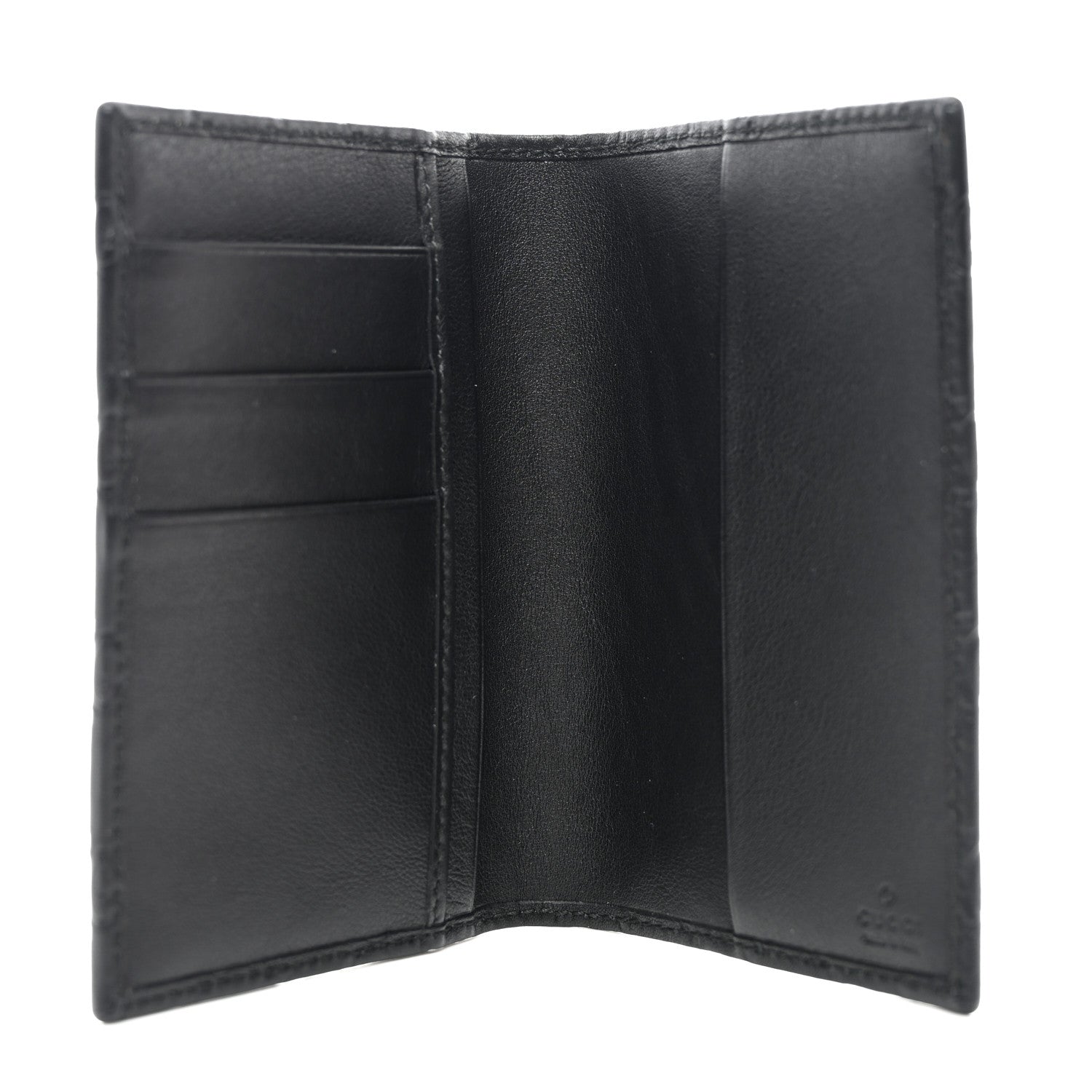 Gucci Guccissima Passport Case Black 5 of 8