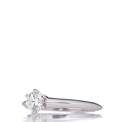 Tiffany Platinum Diamond .38ct Engagement Ring 49 5 3 of 5