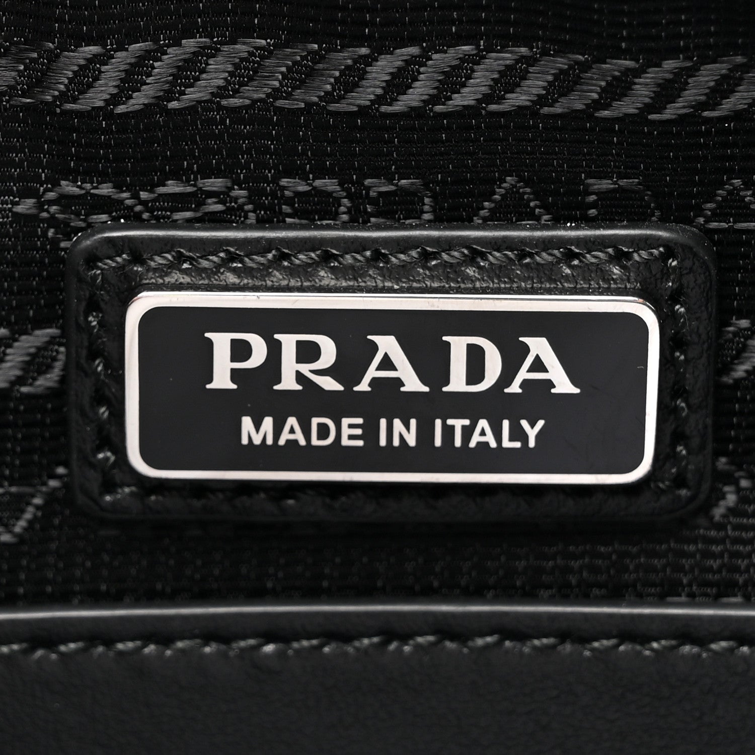 Prada Softy Calfskin Triangle Shoulder Bag Mango 6 of 10