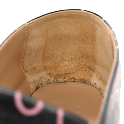 Chanel Lambskin Grosgrain Printed Espadrilles 38 Multicolor Black 11 of 13