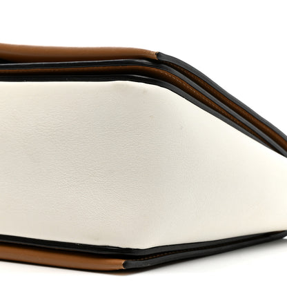 Celine Shiny Smooth Calfskin Medium Frame Shoulder Bag Tan Optic White 11 of 15
