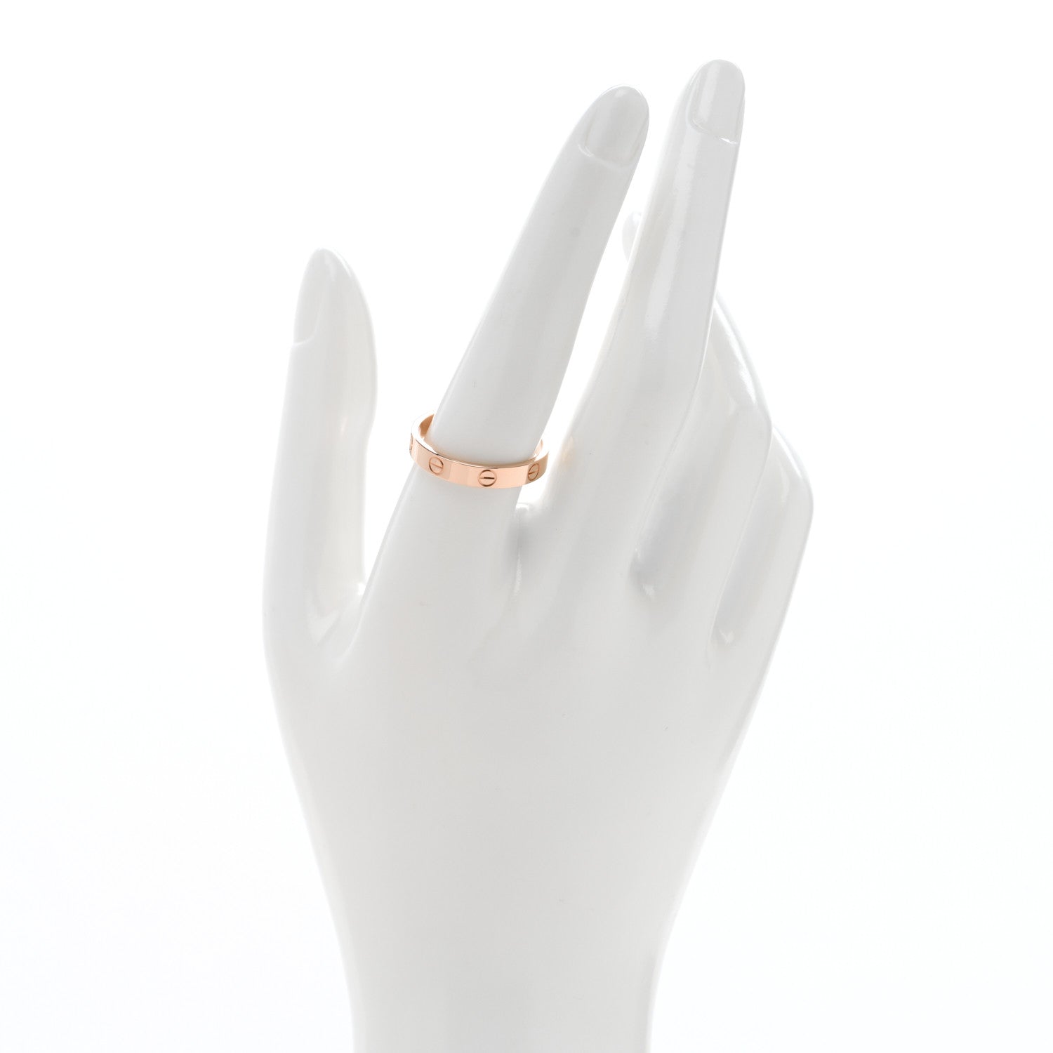 Cartier 18K Pink Gold 3.5mm LOVE Wedding Band Ring 60 9 2 of 5