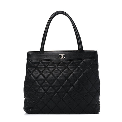 Chanel Caviar Quilted CC Shopping Tote Black 1 of 16
