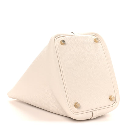Hermes Taurillon Clemence Picotin Lock 18 PM Gris Pale 4 of 10