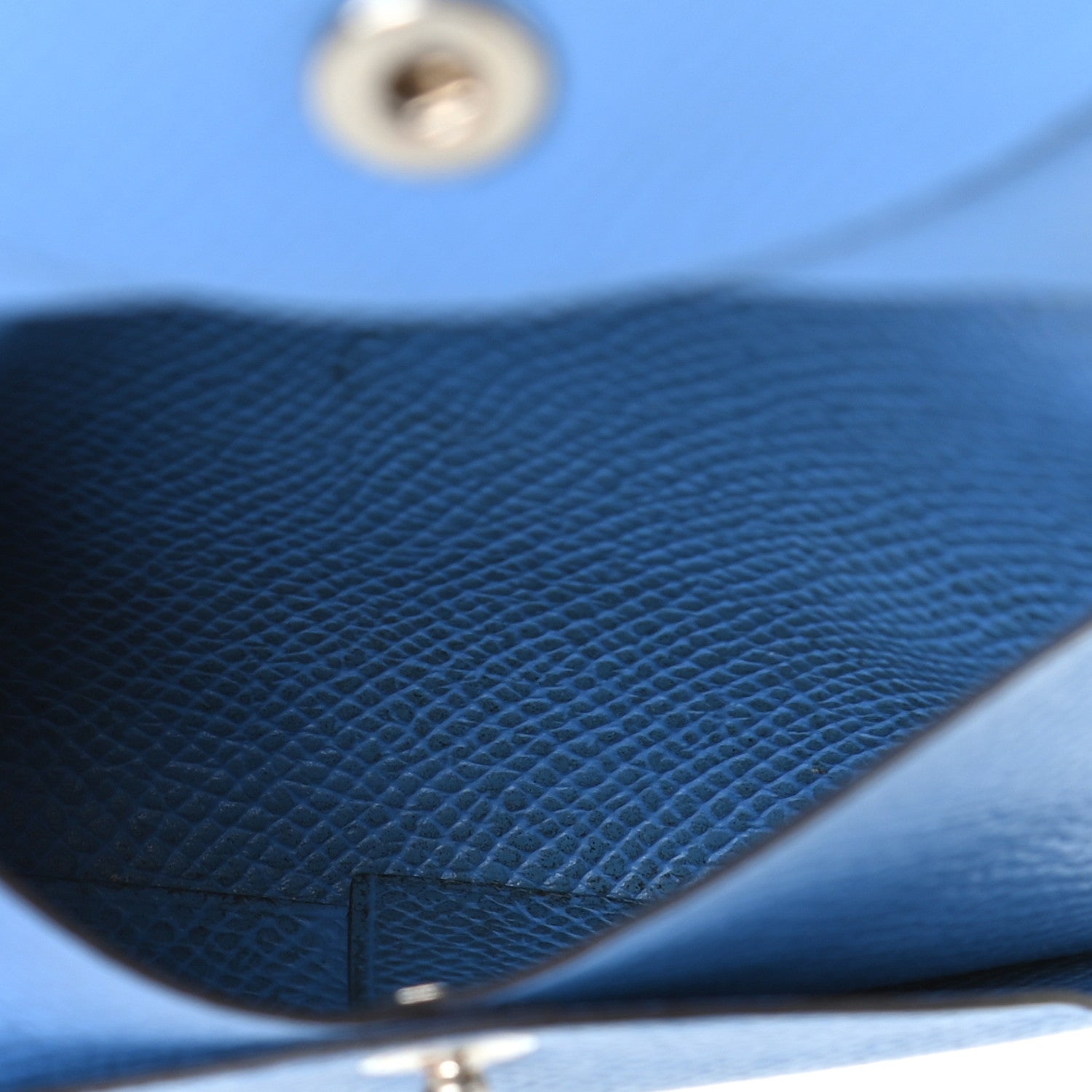Hermes Epsom Bastia Coin Purse Bleu Paradis 6 of 6