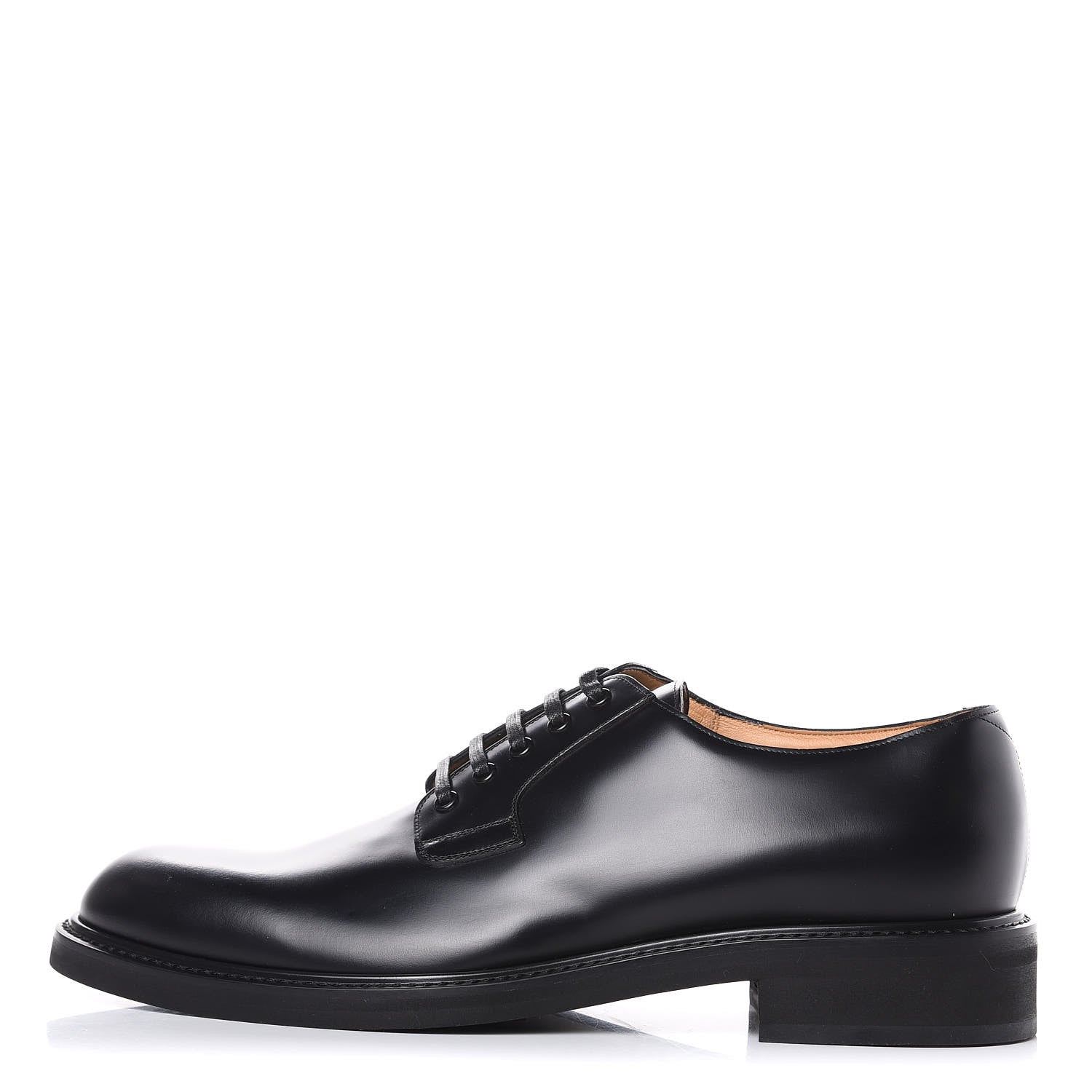 Louis Vuitton Calfskin Mens Uniforme Derby Relax 10 Black 1 of 9