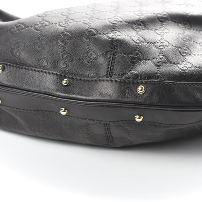 Gucci Guccissima Large Biba Hobo Black 5 of 9