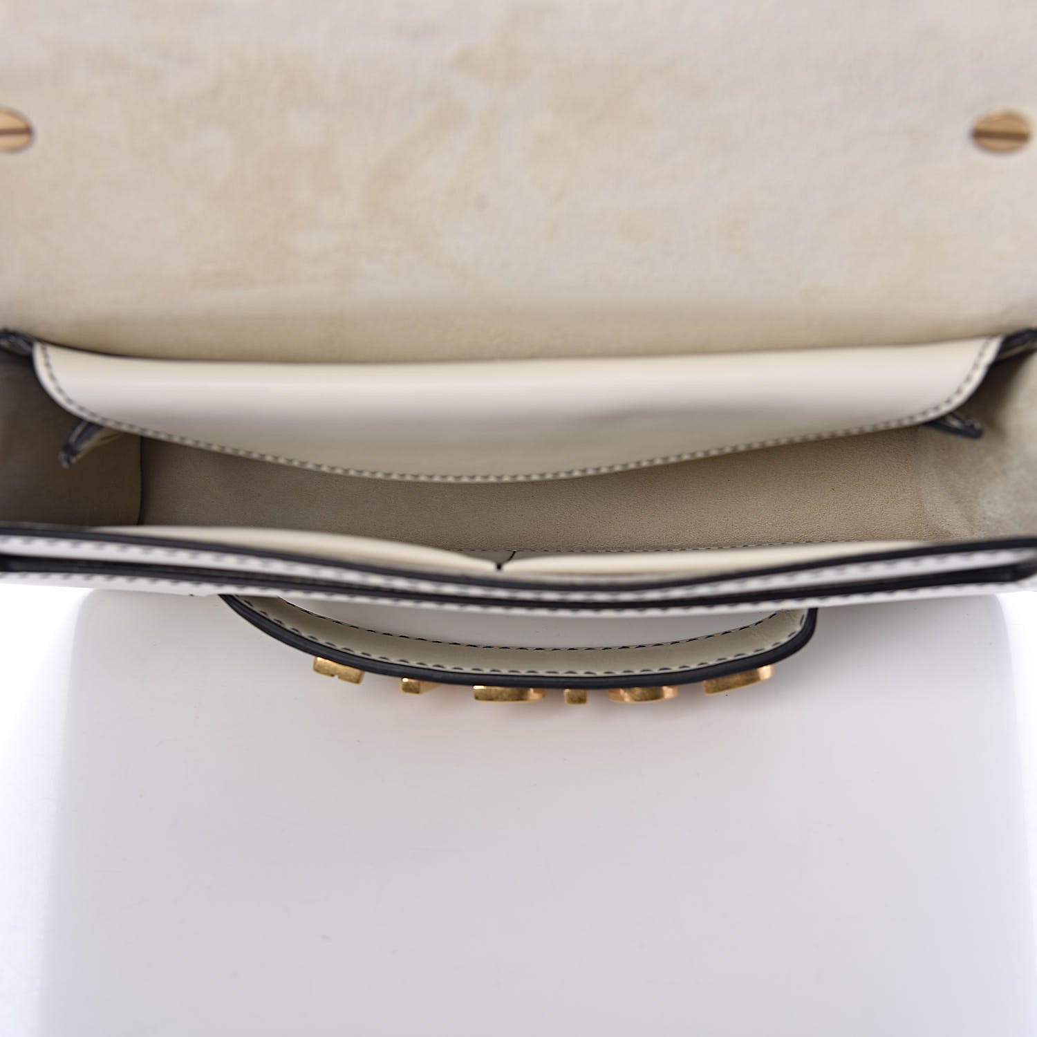 Christian Dior Calfskin J'Adior Chain Flap Bag Off White 5 of 9