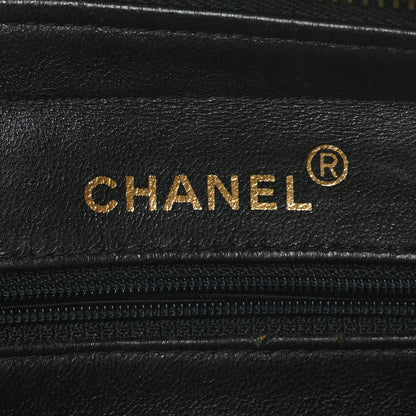 Chanel Lambskin Quilted Sun Medallion Shoulder Bag Black 6 of 10