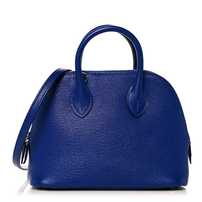 Hermes Chevre Mysore Mini 1923 Bolide Bleu Electrique 1 of 11
