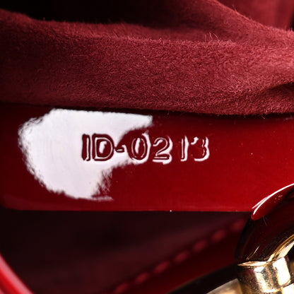 Christian Dior Patent Cannage Mini Lady Dior Red 7 of 9