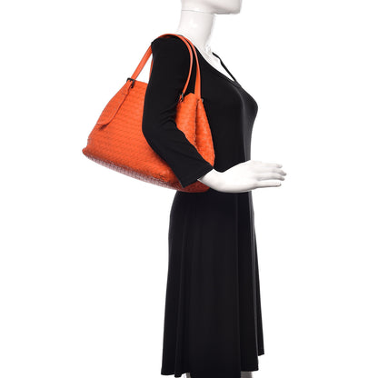 Bottega Veneta Nappa Intrecciato Medium Seamless Tote Tangerine 2 of 12