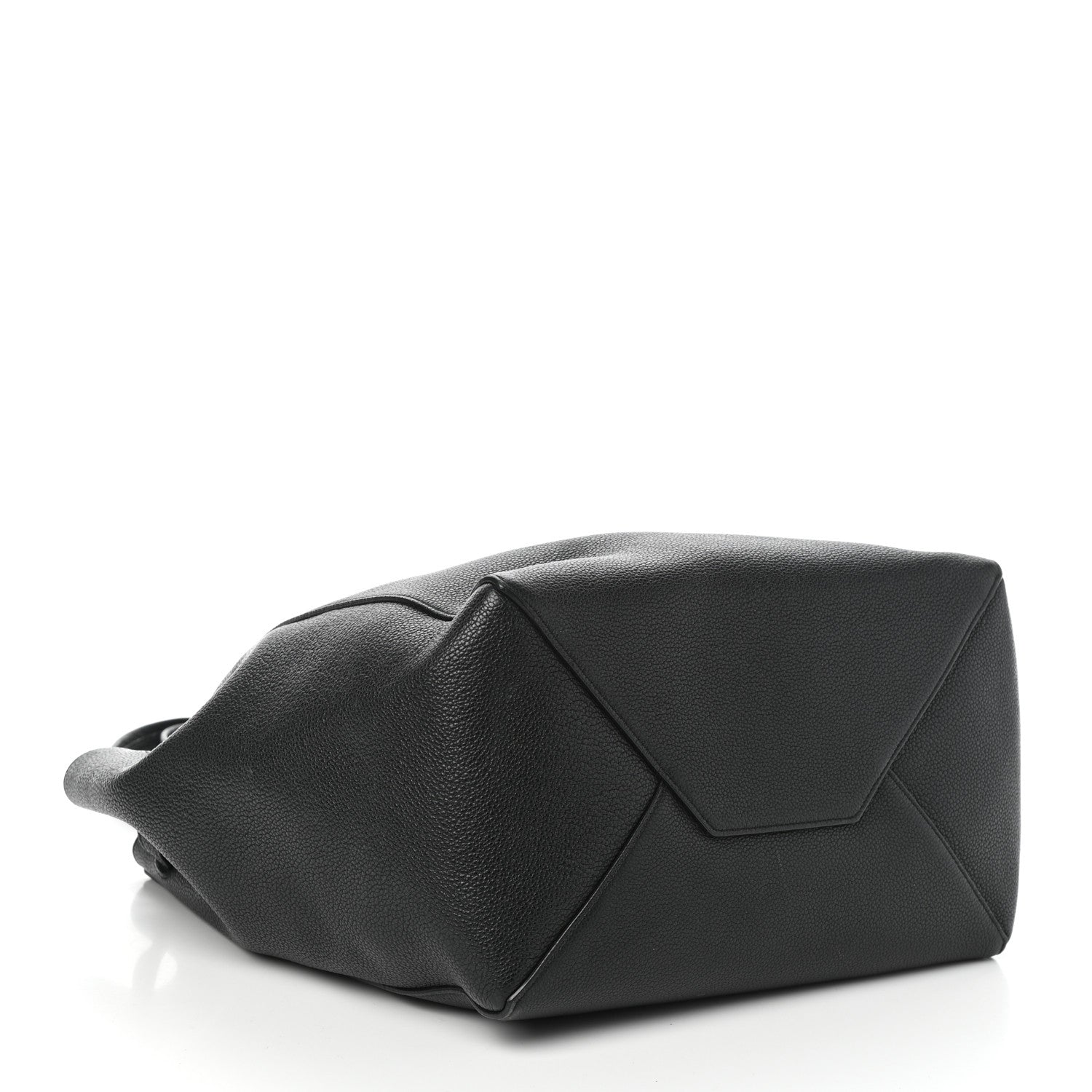 Celine Soft Grained Calfskin Small Belt Cabas Phantom Black 4 of 9