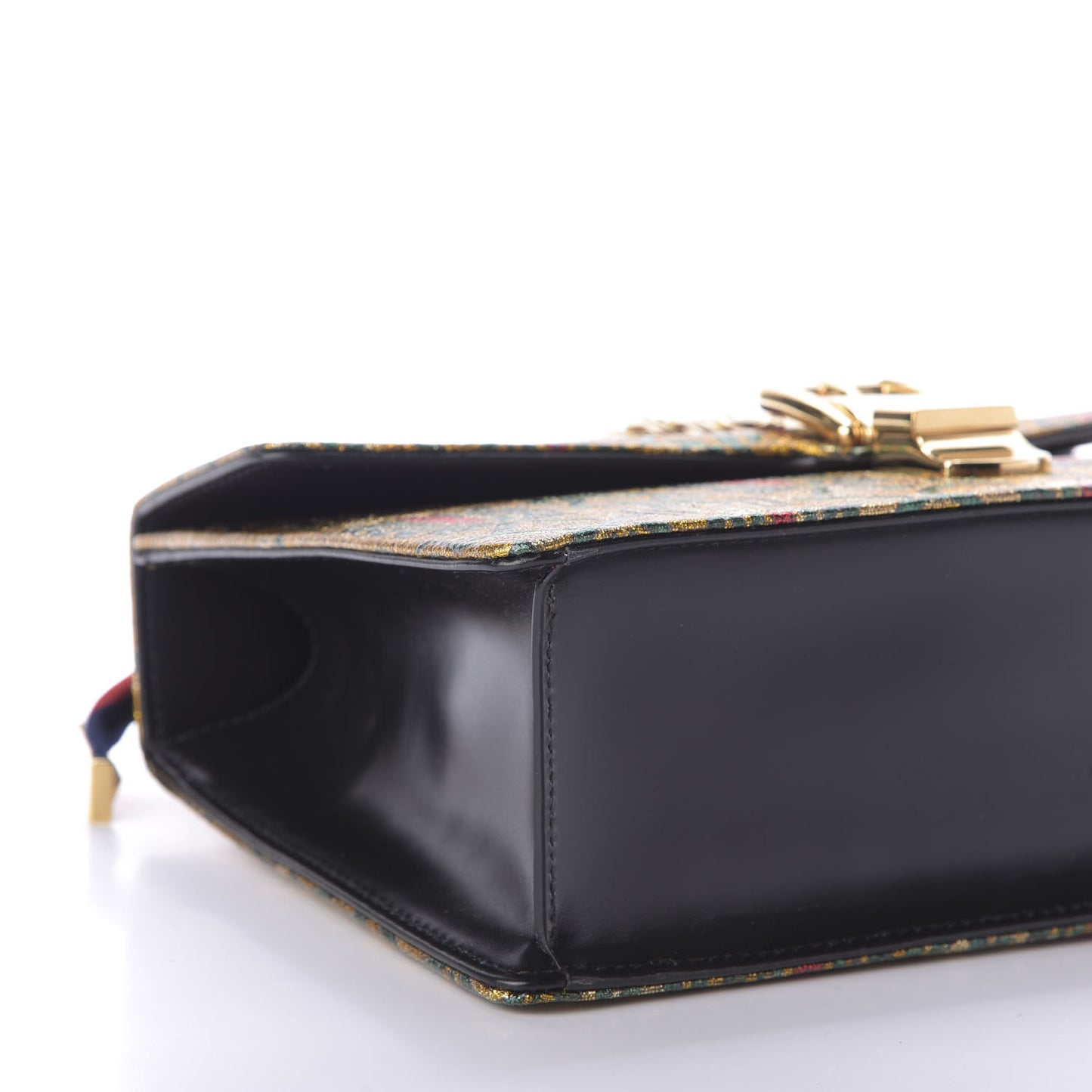 Iridescent Brocade Small Sylvie Shoulder Bag Gold