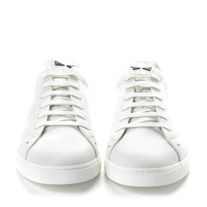 Fendi Calfskin Monster Micro Bag Bugs Mens Low Top Sneakers 12 White 2 of 9