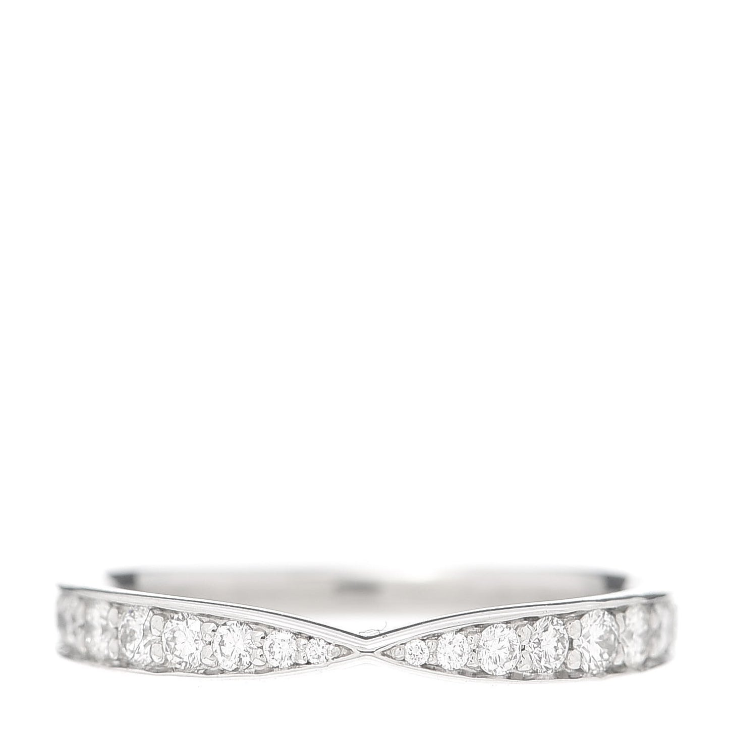 Platinum Diamond Harmony Bead-set Band Ring 49 5