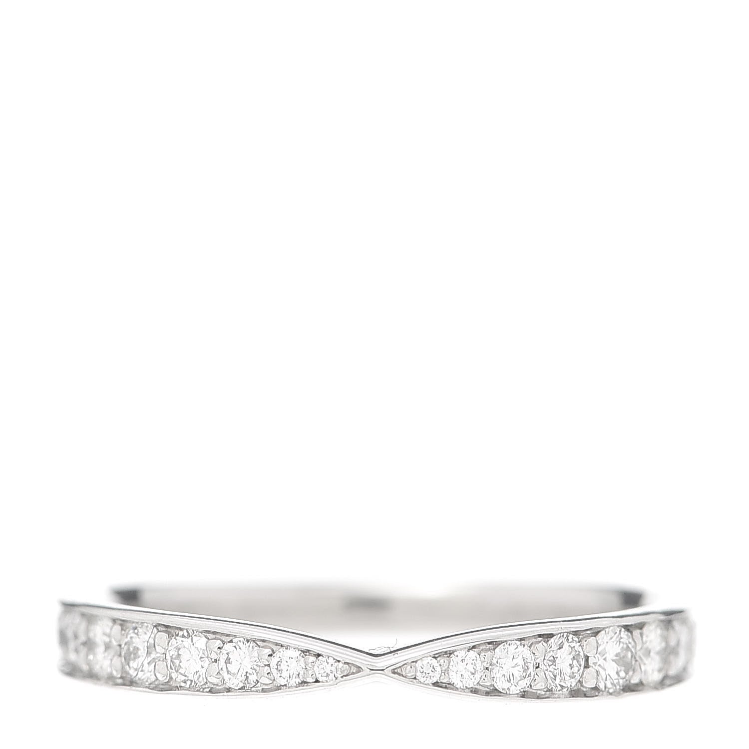 Tiffany Platinum Diamond Harmony Bead-set Band Ring 49 5 1 of 4