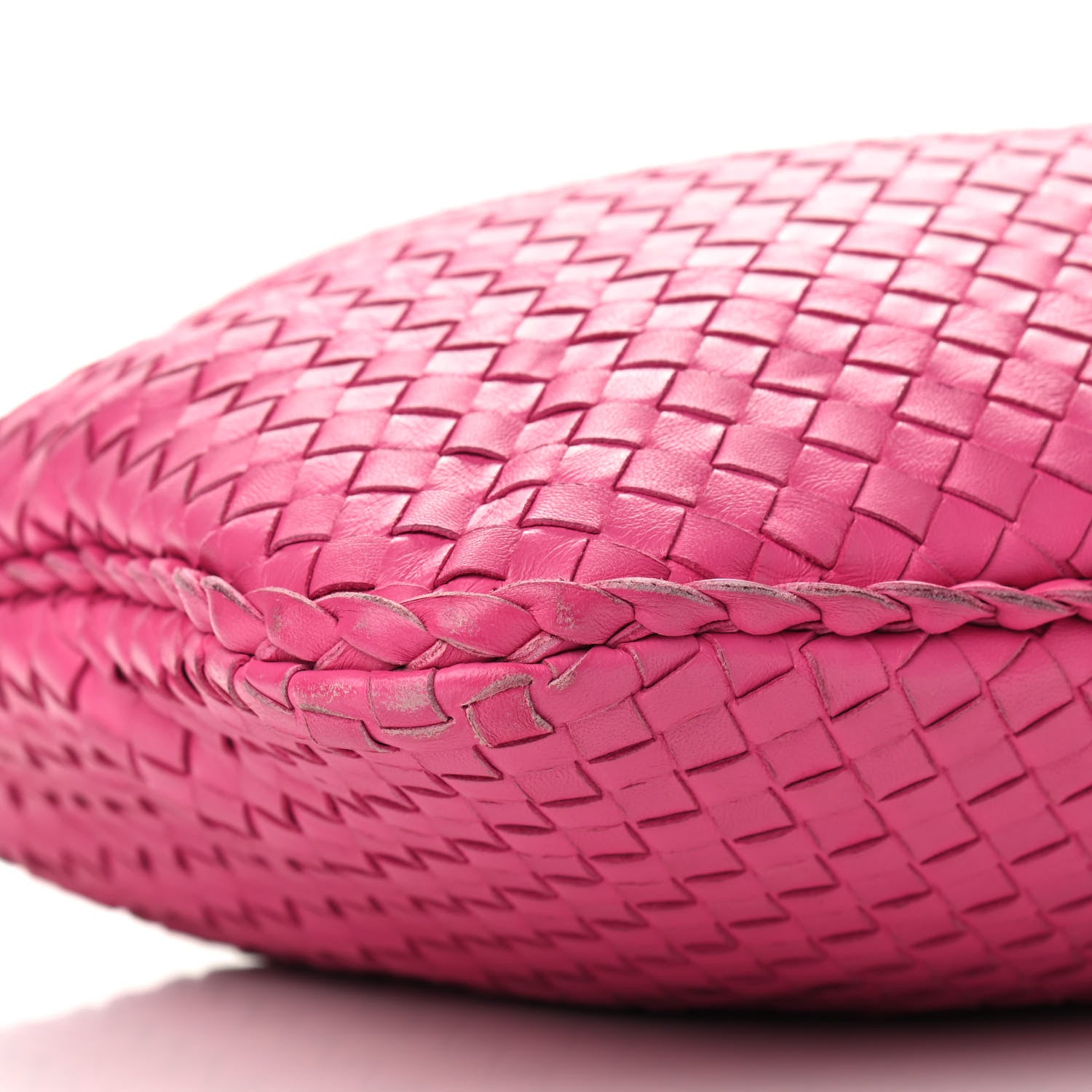 Bottega Veneta Nappa Intrecciato Maxi Veneta Hobo Fuchsia 8 of 9