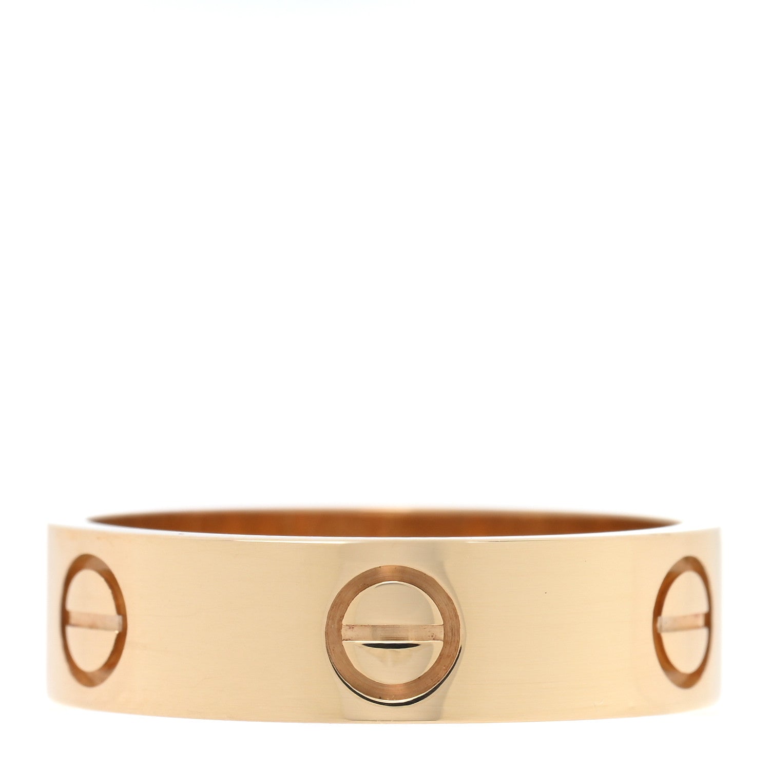 Cartier 18K Yellow Gold 5.5mm LOVE Ring 56 7.5 3 of 5