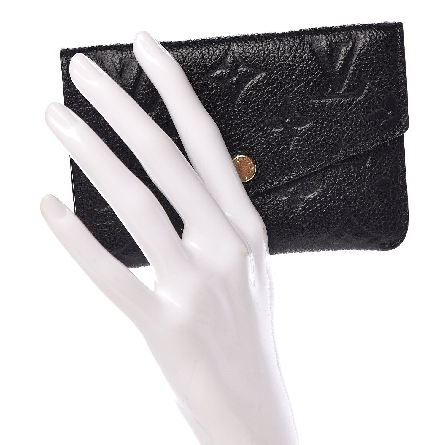 Louis Vuitton Empreinte Key Pouch Black 2 of 7