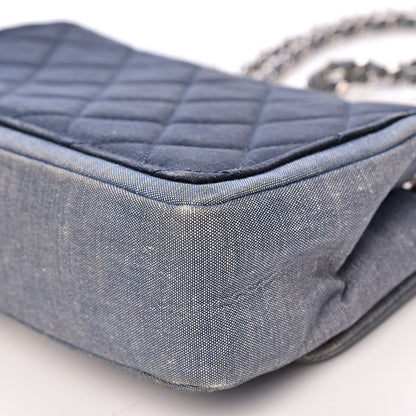 Chanel Denim Quilted Small Medallion Flap Blue 11 of 12