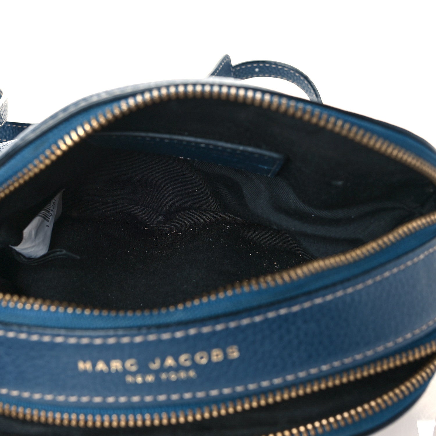 Marc Jacobs Calfskin Shutter Camera Crossbody Bag Blue 6 of 12