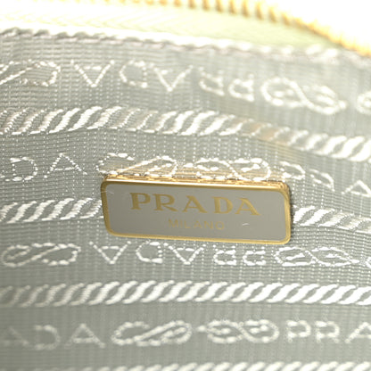 Prada Yarn Raffia Effect Crochet Re-Edition 2005 Shoulder Bag Acqua 6 of 11
