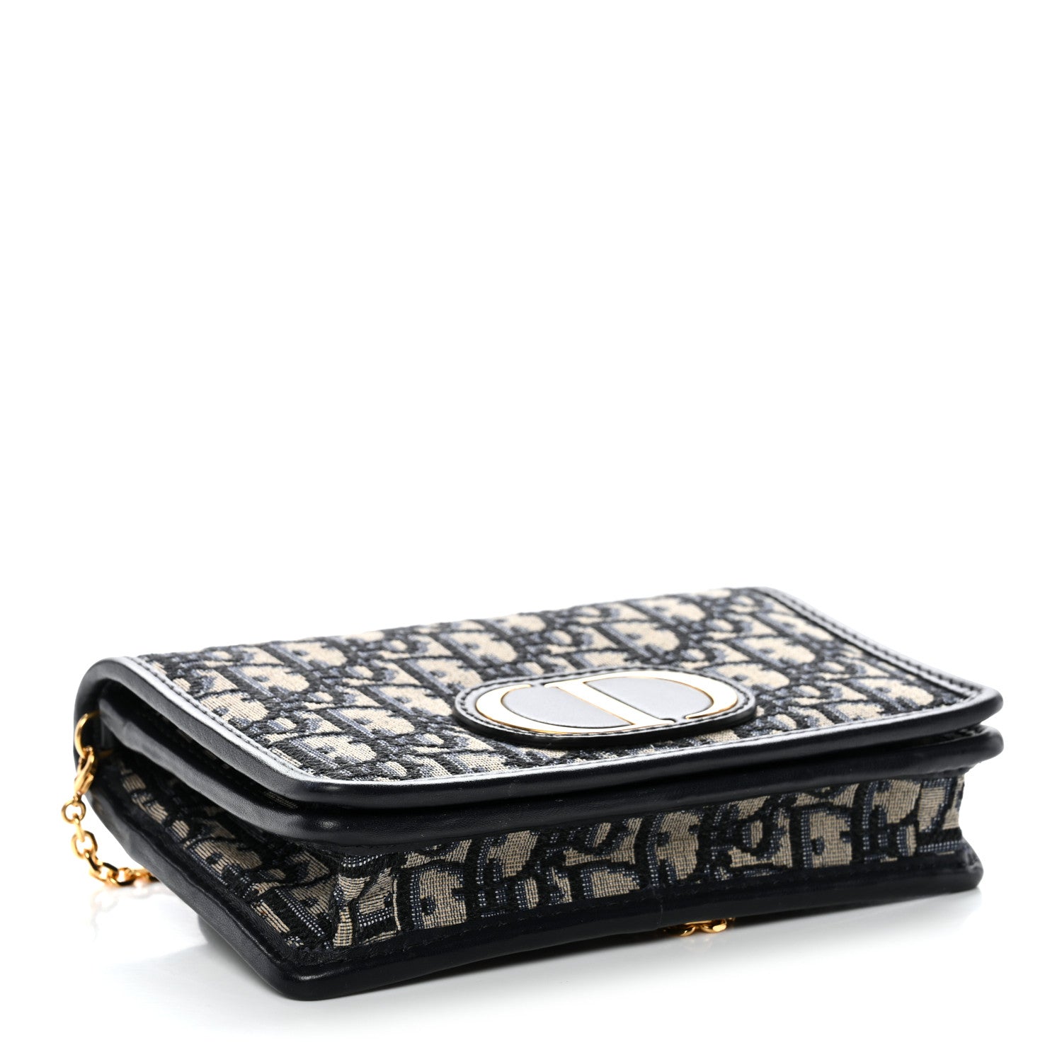 Christian Dior Oblique 30 Montaigne 2-In-1 Pouch Blue 1840273
