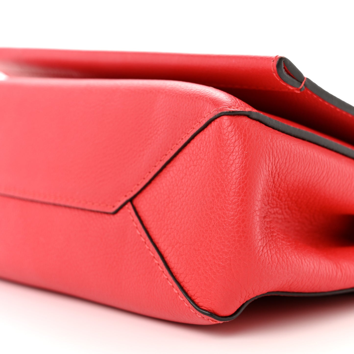 Calfskin Lockme II Chain Bag BB Poppy