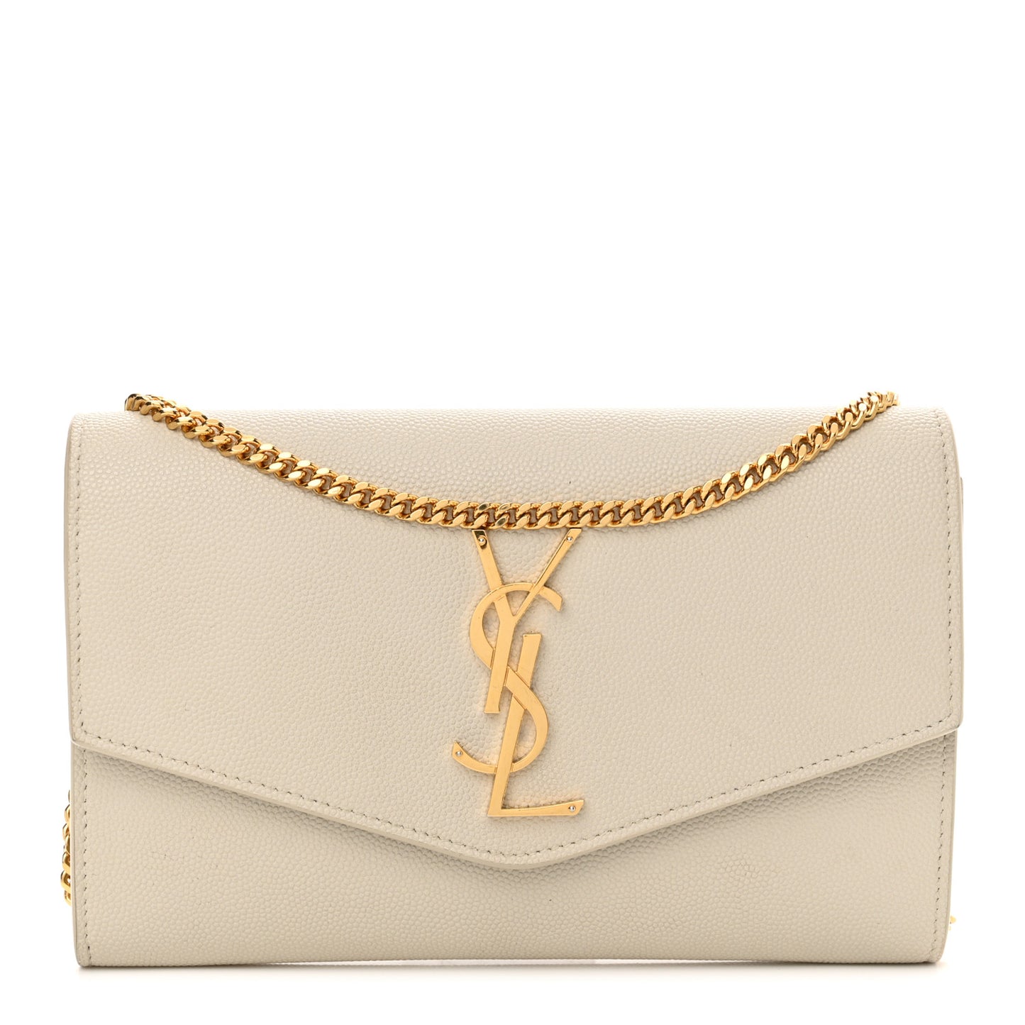Grain De Poudre Monogram Uptown Chain Wallet Crema Soft