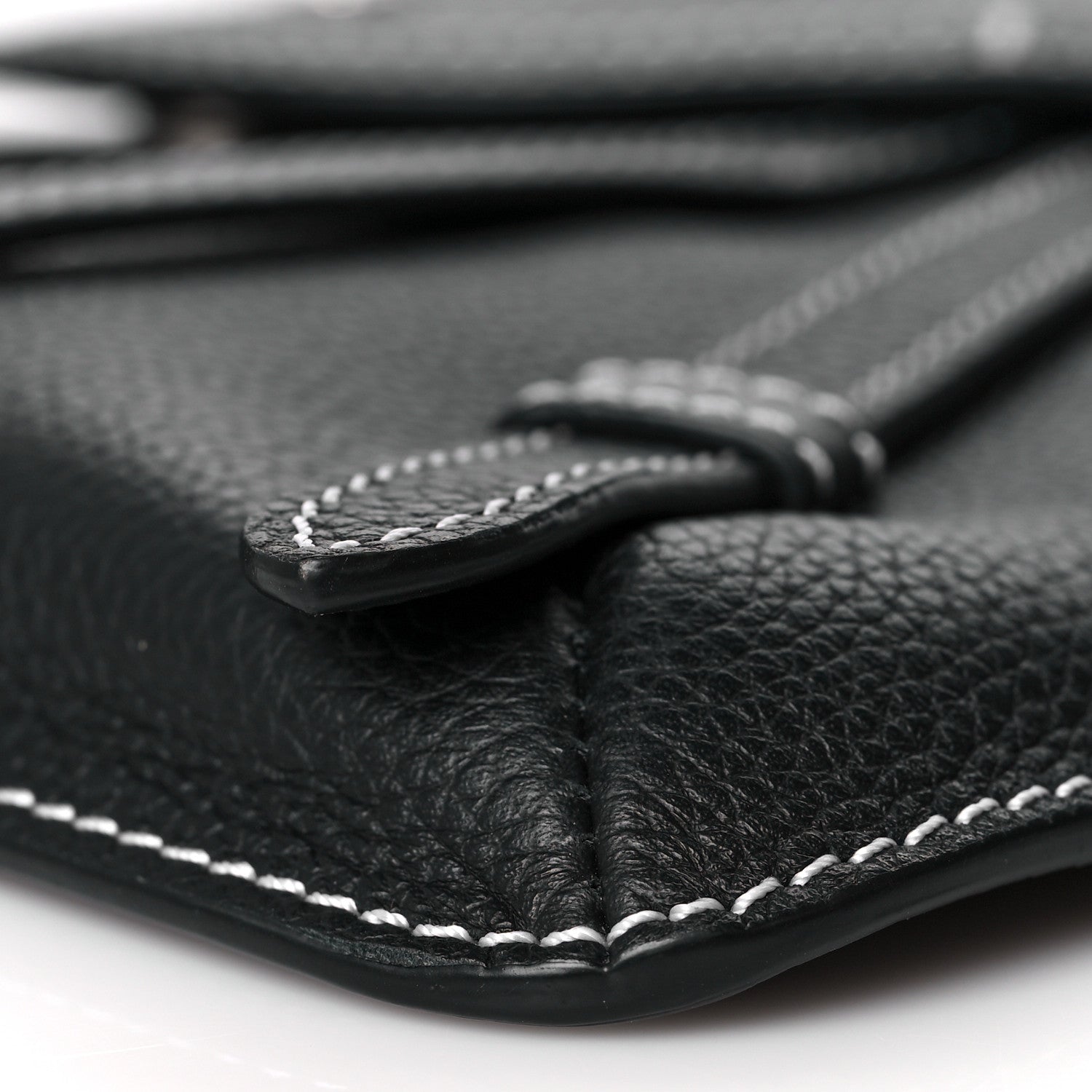 Christian Dior X KAWS Grained Calfskin Saddle Pouch Black 9 of 9