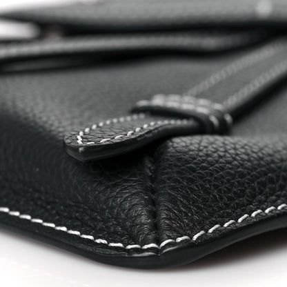 Christian Dior X KAWS Grained Calfskin Saddle Pouch Black 9 of 9