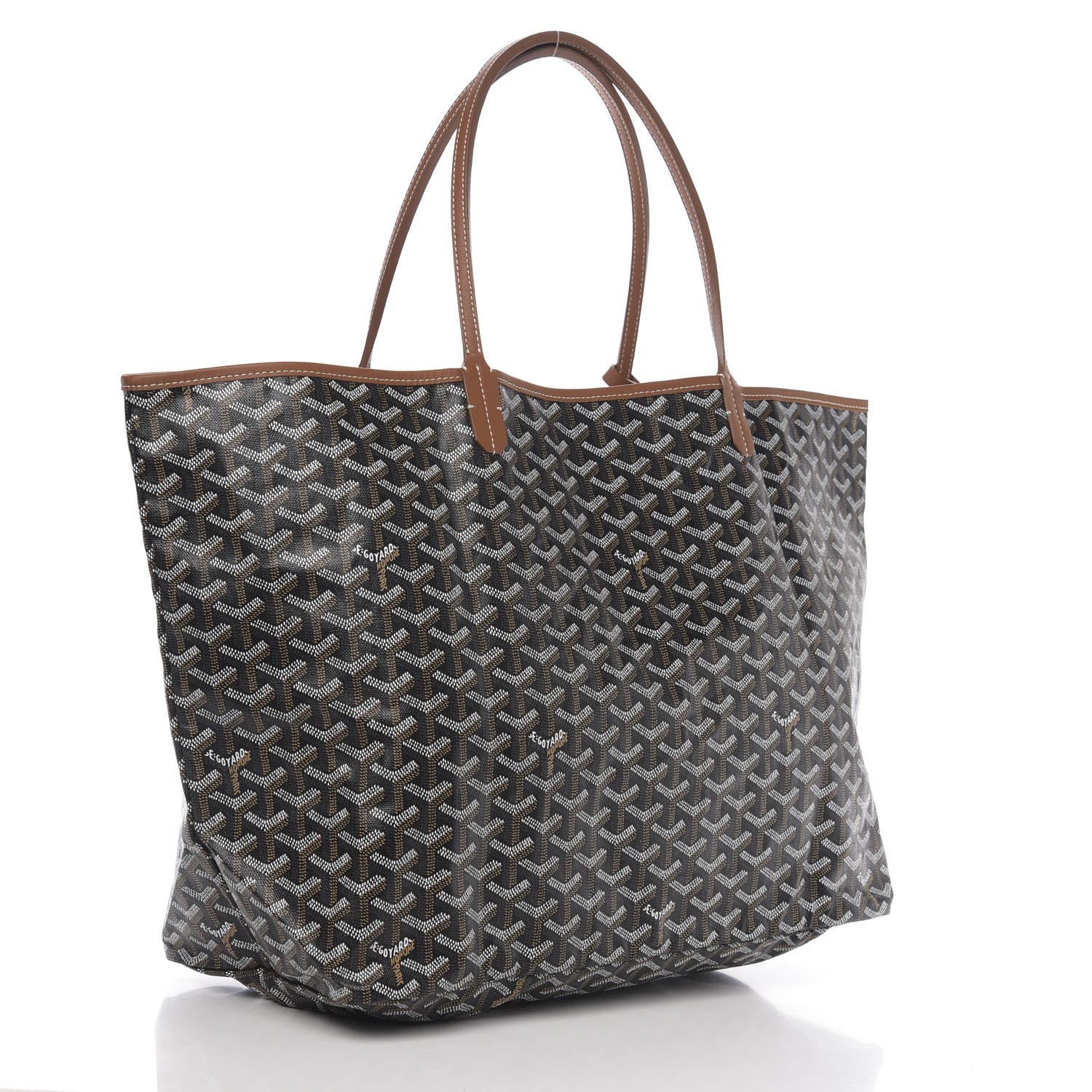 Goyard Goyardine Saint Louis GM Black Gold 2 of 10