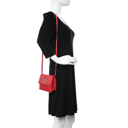 Off-White Calfskin Jitney 2.8 Belt Bag Crossbody Red 2 of 9