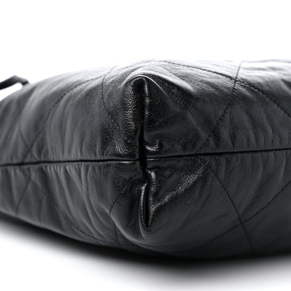 Chanel Shiny Calfskin Quilted Chanel 22 Black 9 of 11