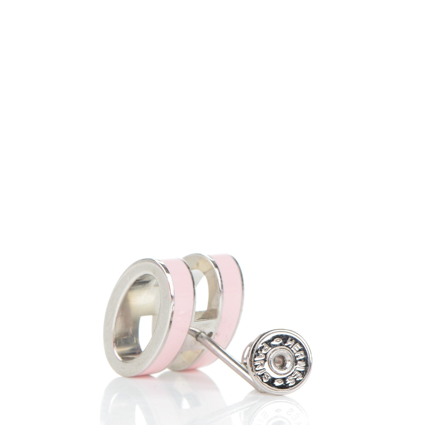 Palladium Lacquered Pop H Earrings