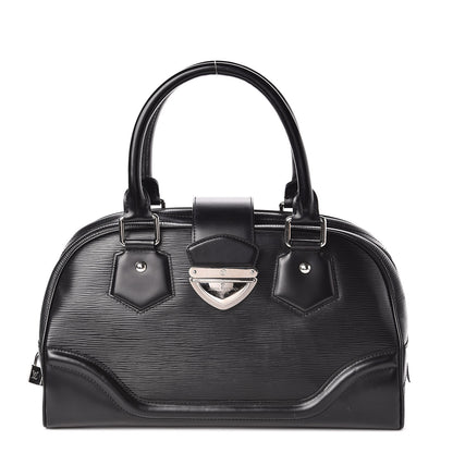 Louis Vuitton Epi Bowling Montaigne GM Black 1 of 11
