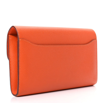 Hermes Epsom Constance Long Wallet Feu 3 of 7