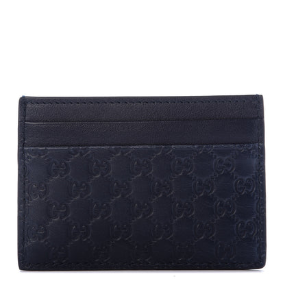 Gucci Microguccissima Card Holder Blue 1 of 7