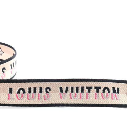 Louis Vuitton Jacquard Speedy Bandouliere 20 Shoulder Strap Black 3 of 5