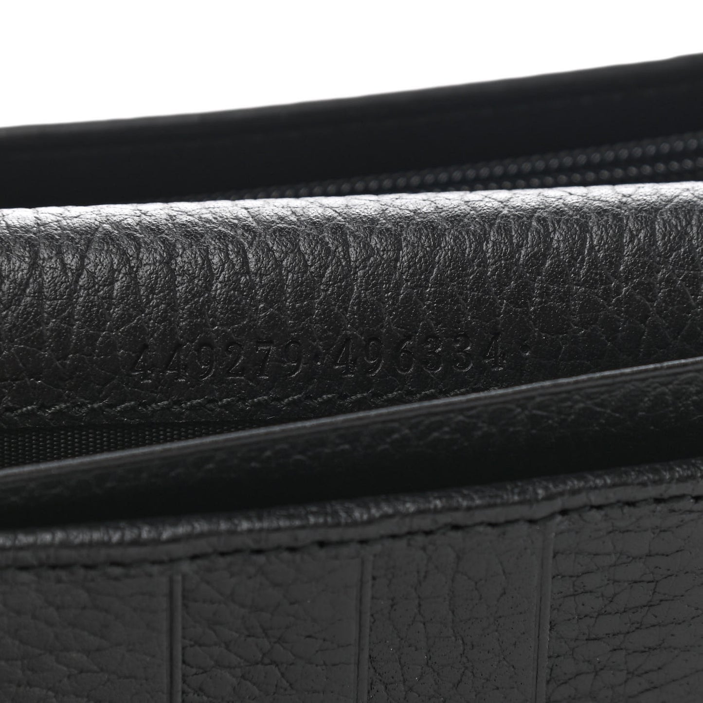 Pebbled Calfskin Interlocking G Continental Wallet Black