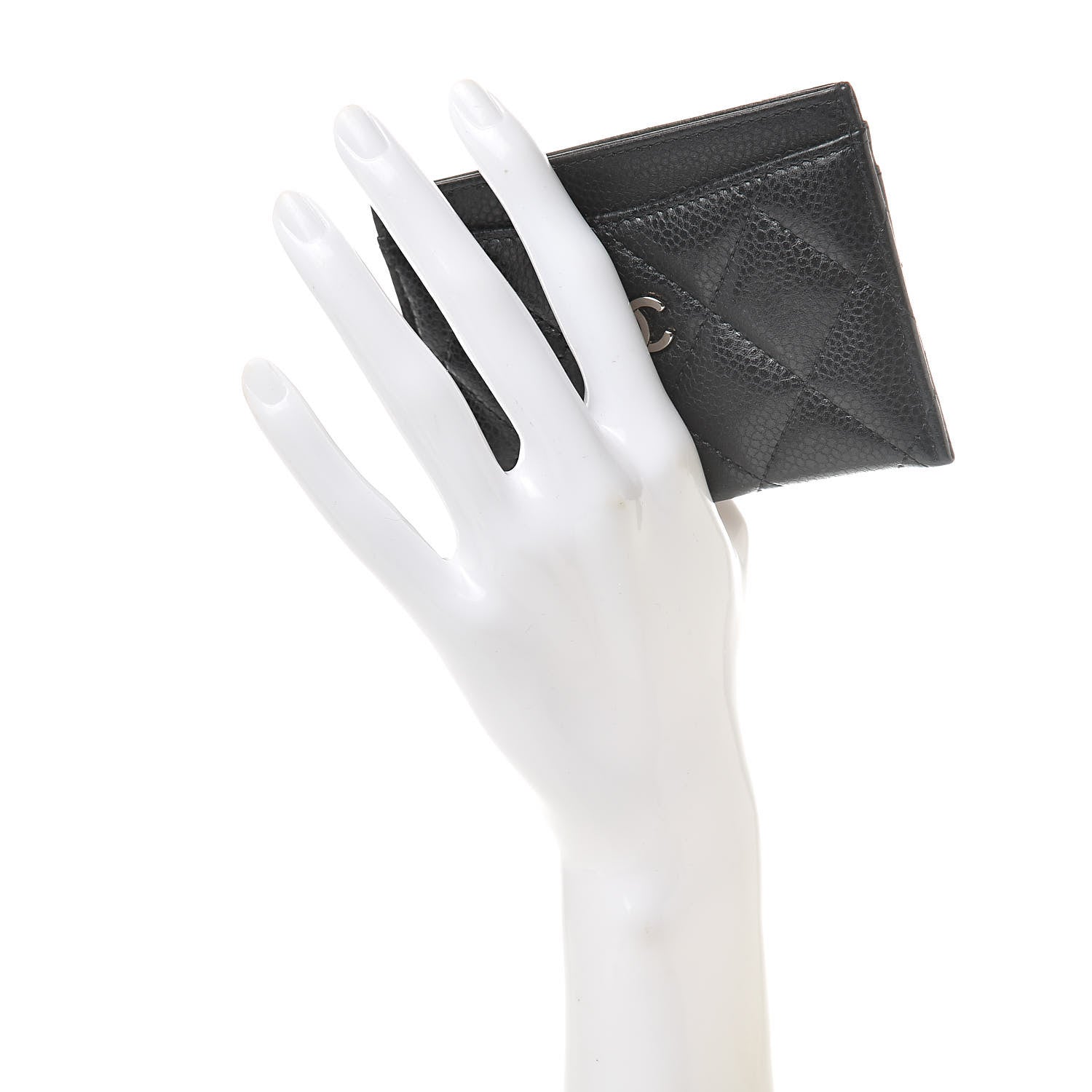 Chanel Caviar Quilted Card Holder Black 2 of 9