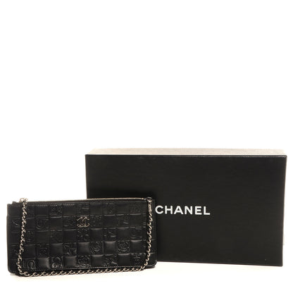 Chanel Lambskin Precious Symbols Pochette Black 4 of 7