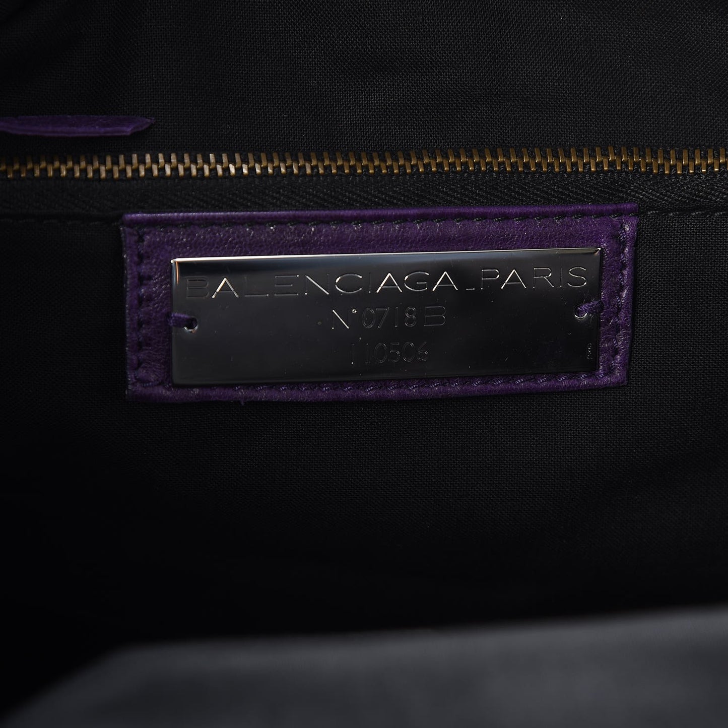 Agneau Classic Hardware Weekender Eggplant