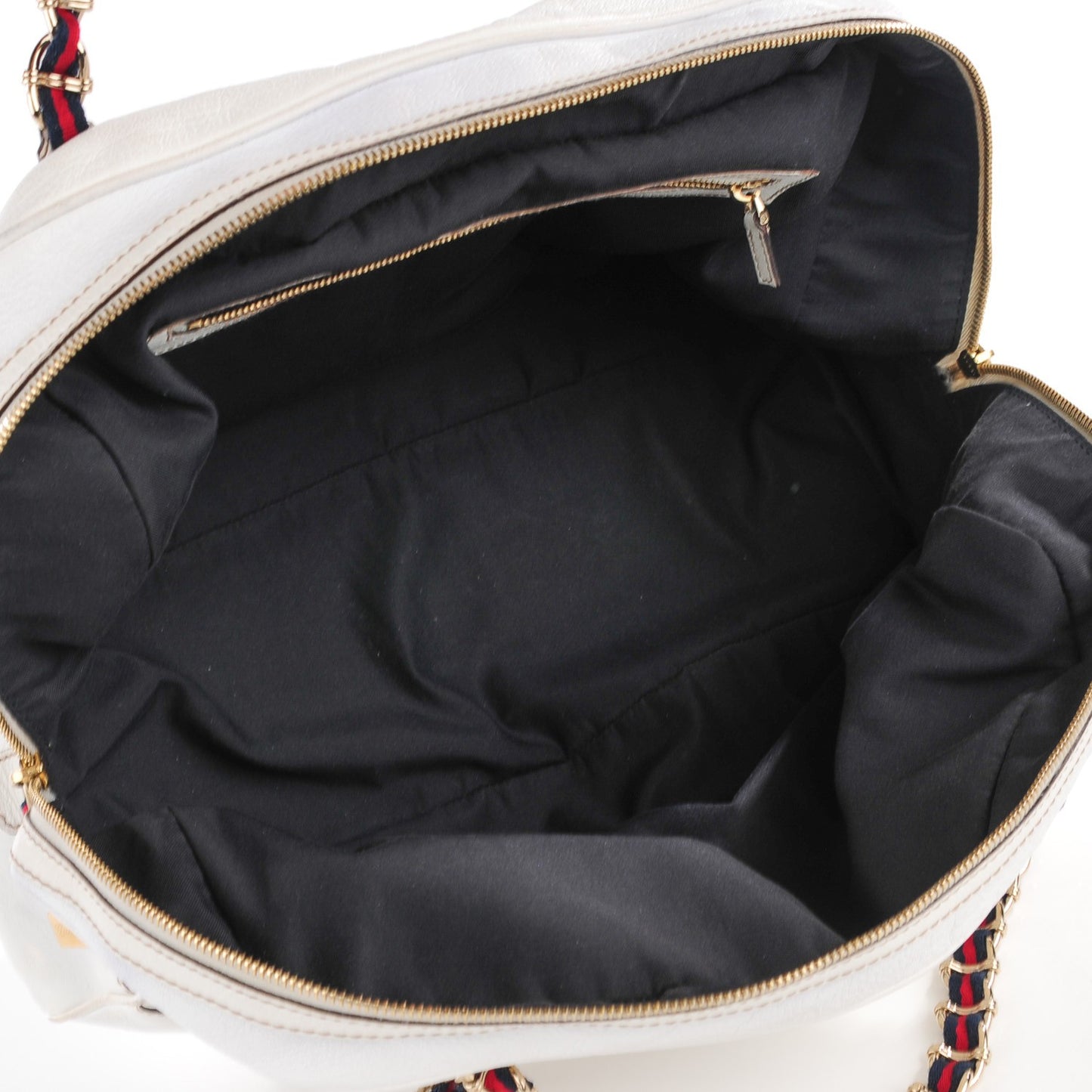 Goatskin Large Capri Bowler White