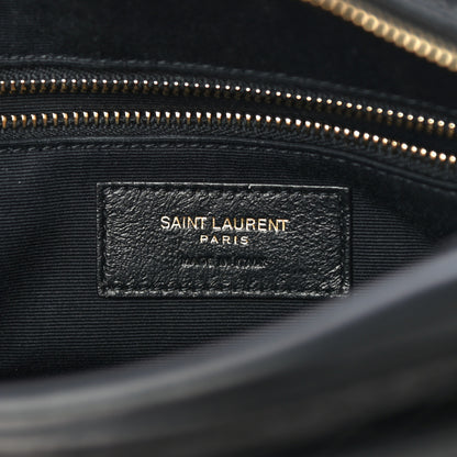 Saint Laurent Lambskin Quilted Victoire Camera Bag Black 6 of 22