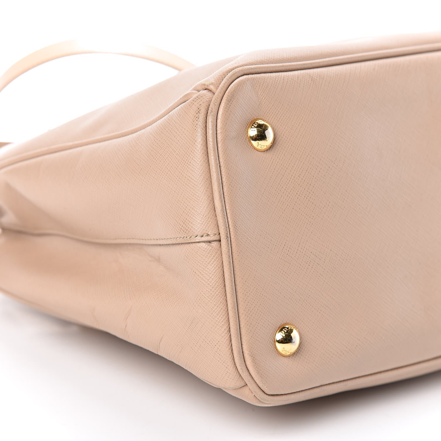 Prada Saffiano Lux Small Tote Sabbia 8 of 15