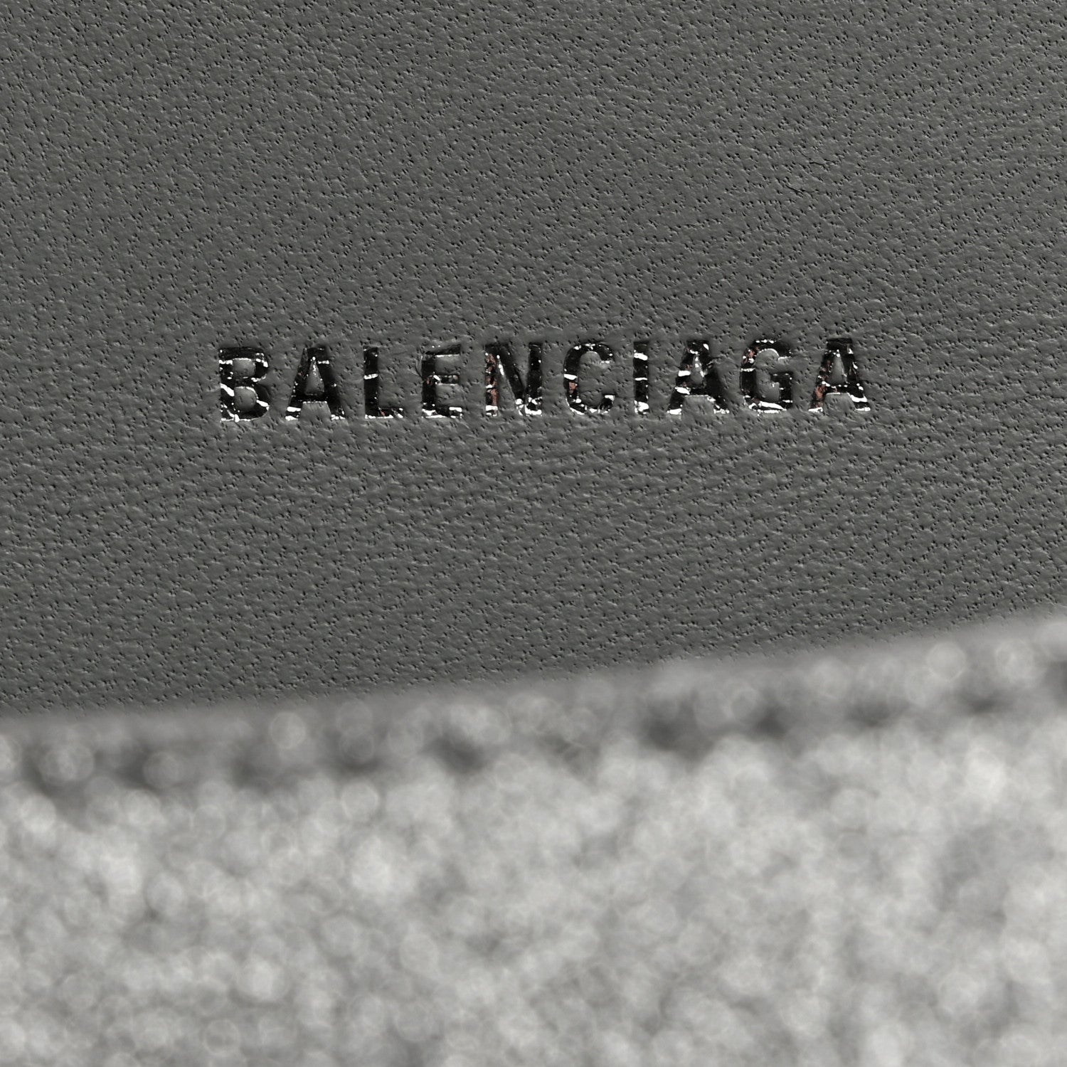 Balenciaga Glitter Fabric Hourglass Top Handle Bag XS Grey 6 of 11